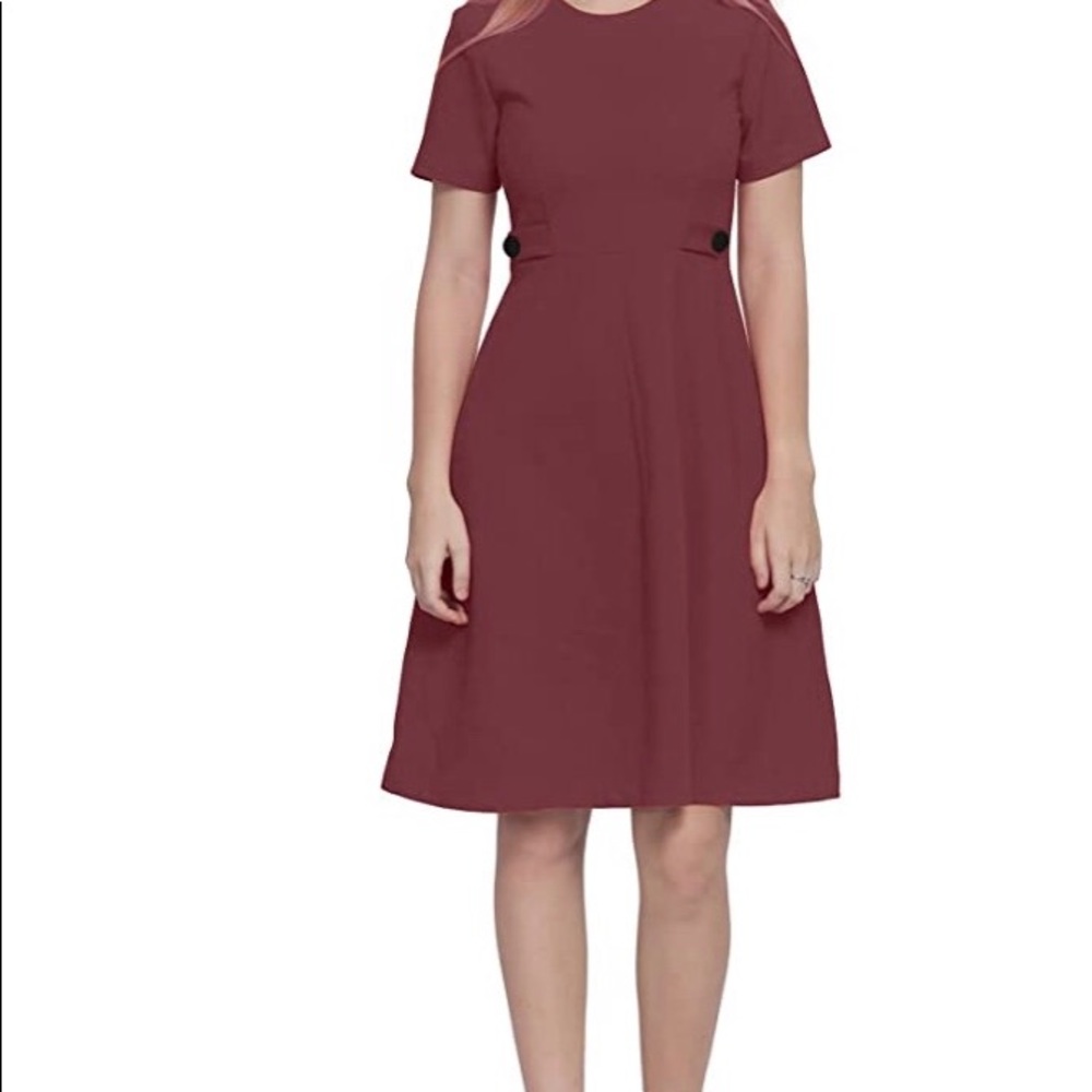 Classy Vintage 1960s Office Work A Line Dress